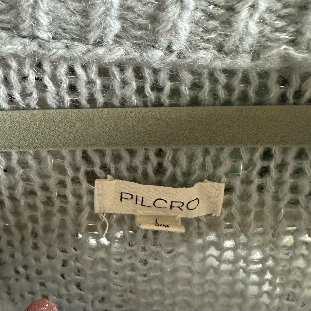 Anthropologie Pilcro ombré star sweater Sz. L - Picture 5 of 5